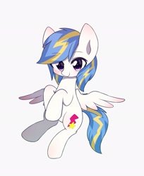 Size: 1675x2048 | Tagged: safe, artist:lan wu, imported from derpibooru, oc, oc only, pegasus, pony, simple background, solo, white background