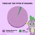 Size: 1080x1080 | Tagged: safe, imported from derpibooru, spike, dragon, chart, green, implied rarity, implied shipping, implied sparity, implied straight, looking at you, male, official, pie chart, purple, solo