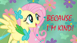 Size: 900x506 | Tagged: artist needed, safe, imported from derpibooru, fluttershy, pony, clothes, dress, female, gala dress, image macro, meme, solo