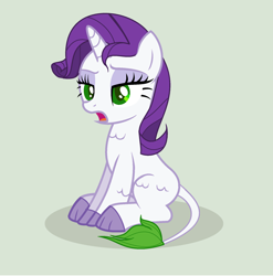 Size: 1868x1888 | Tagged: safe, artist:aurora-light-x, imported from derpibooru, oc, oc only, oc:opal, dracony, hybrid, base used, female, interspecies offspring, offspring, parent:rarity, parent:spike, parents:sparity, sitting, solo