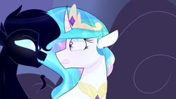 Size: 1024x576 | Tagged: safe, artist:lynchristina, imported from derpibooru, princess celestia, alicorn, pony, crown, female, jewelry, mare, regalia