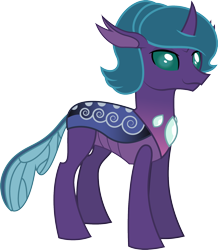 Size: 1614x1854 | Tagged: safe, artist:andrevus, imported from derpibooru, oc, oc only, changedling, changeling, changedling oc, changedling queen oc, simple background, solo, transparent background, vector