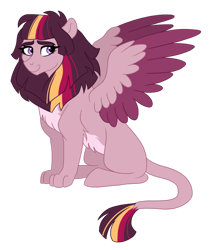 Size: 1024x1188 | Tagged: safe, artist:cascayd, imported from derpibooru, oc, oc only, oc:starswirl, hybrid, female, interspecies offspring, next generation, offspring, parent:scorpan, parent:twilight sparkle, parents:scorlight, simple background, transparent background