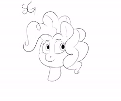 Size: 6000x5000 | Tagged: safe, artist:sunlightgryphon, imported from derpibooru, pinkie pie, absurd resolution, monochrome