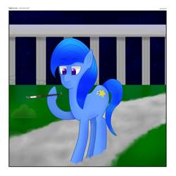 Size: 1280x1280 | Tagged: safe, artist:n0kkun, imported from derpibooru, oc, oc only, pony, solo