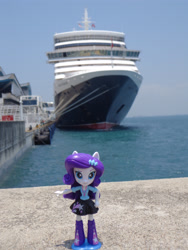 Size: 3456x4608 | Tagged: safe, imported from derpibooru, rarity, equestria girls, cruise ship, doll, equestria girls minis, female, irl, photo, singapore, toy