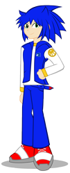 Size: 1753x4357 | Tagged: safe, artist:trungtranhaitrung, imported from derpibooru, equestria girls, crossover, equestria girls-ified, male, simple background, solo, sonic the hedgehog, sonic the hedgehog (series), transparent background