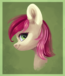 Size: 2074x2400 | Tagged: safe, artist:shininglovelystar, imported from derpibooru, roseluck, pony, bust, commissioner:doom9454, cute, ear fluff, female, portrait, solo