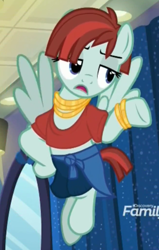 Size: 866x1359 | Tagged: safe, imported from derpibooru, screencap, valley glamour, pony, fake it 'til you make it, cropped, female, midriff, solo