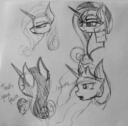 Size: 960x943 | Tagged: safe, imported from derpibooru, princess cadance, princess celestia, fantasy class, remembrance, sad, traditional art, warior, warrior