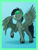 Size: 600x800 | Tagged: safe, artist:soulfulmirror, imported from derpibooru, oc, oc only, oc:target strike, pegasus, pony, male, one eye closed, solo, spread wings, stallion, unshorn fetlocks, wings, wink
