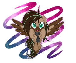 Size: 1024x843 | Tagged: safe, artist:mintoria, imported from derpibooru, oc, oc only, oc:mint, pegasus, pony, clothes, female, happy, mare, scarf, simple background, solo, transparent background, two toned wings, unshorn fetlocks