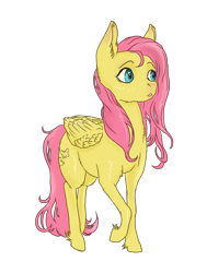 Size: 900x1188 | Tagged: safe, artist:kovoranu, imported from derpibooru, fluttershy, pegasus, pony, female, mare, simple background, solo, transparent background