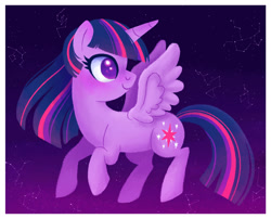 Size: 1531x1240 | Tagged: safe, artist:amandameade, imported from derpibooru, twilight sparkle, alicorn, illustration, simple background, stars, twilight sparkle (alicorn)