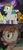 Size: 675x1500 | Tagged: safe, edit, edited screencap, editor:binkyt11, imported from derpibooru, screencap, mudbriar, earth pony, pony, the maud couple, male, not blood, party cave, sap, solo, stallion, stick abuse, thousand yard stare, tree sap, vietnam flashback