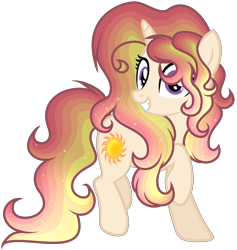 Size: 1732x1828 | Tagged: safe, artist:xxmelody-scribblexx, imported from derpibooru, oc, oc only, oc:morning star, pony, unicorn, female, magical lesbian spawn, mare, offspring, parent:princess celestia, parent:sunset shimmer, parents:sunsestia, simple background, solo, transparent background