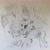 Size: 3024x3024 | Tagged: artist needed, safe, artist:anonymous, imported from derpibooru, princess luna, alicorn, pony, loony luna, black sclera, falcon 9, fangs, female, game boy, monochrome, rocket, s1 luna, sabotage, smiling, solo, spacex, traditional art, wires