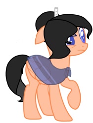Size: 810x1080 | Tagged: safe, artist:grimm821525, imported from derpibooru, oc, oc only, oc:hirri not, pegasus, pony, base used, clothes, female, mare, simple background, solo, white background