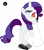 Size: 3036x3486 | Tagged: safe, artist:kyoshyu, imported from derpibooru, rarity, pony, unicorn, angry, bipedal, cutie mark, female, full body, microphone, on one hoof, simple background, singing, standing, standing on one leg, transparent background, vector