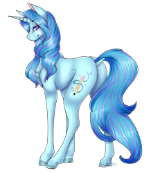 Size: 1378x1578 | Tagged: safe, artist:sofienriquez, imported from derpibooru, oc, oc only, oc:winter doodle, pony, unicorn, butt, dock, female, mare, plot, simple background, solo, transparent background