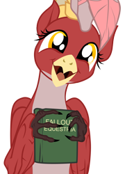 Size: 3601x5000 | Tagged: safe, artist:aaronmk, imported from derpibooru, oc, oc only, oc:posada, hippogriff, fallout equestria, book, cute, female, happy, hippogriff oc, looking at you, ocbetes, open mouth, simple background, smiling, solo, transparent background, vector