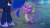Size: 450x253 | Tagged: safe, edit, edited screencap, imported from derpibooru, screencap, princess luna, spike, alicorn, pony, do princesses dream of magic sheep, /flutter/, 2137, animated, discovery family logo, ebin, hair pulling, inverted mouth, meme, polish, pope, pulling, speech, st. john paul ii, tugging, waking up