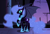 Size: 1422x968 | Tagged: safe, artist:sugaryicecreammlp, imported from derpibooru, nightmare moon, pony, bat wings, female, missing accessory, raised hoof, solo