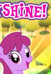 Size: 217x311 | Tagged: safe, imported from derpibooru, berry punch, berryshine, pony, female, gameloft, meme, solo, wow! glimmer