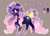 Size: 1400x1000 | Tagged: safe, artist:tokokami, imported from derpibooru, oc, oc only, oc:galaxy poem, pony, bow, solo