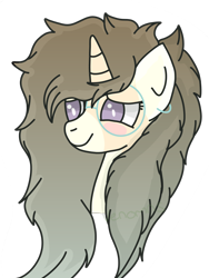 Size: 3024x4032 | Tagged: safe, artist:venomns, imported from derpibooru, oc, oc only, pony, unicorn, bust, female, glasses, mare, portrait, simple background, solo, transparent background