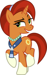 Size: 1500x2356 | Tagged: safe, artist:phucknuckl, imported from derpibooru, stellar flare, pony, unicorn, the parent map, coat markings, digital art, female, inkscape, jewelry, mare, necklace, pearl necklace, simple background, socks (coat marking), socks (coat markings), solo, transparent background, vector