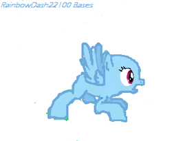 Size: 304x249 | Tagged: safe, artist:rainbowdash22100, imported from derpibooru, rainbow dash, pony, smile hd, base, moments before disaster