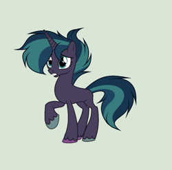 Size: 1100x1088 | Tagged: safe, artist:roseloverofpastels, imported from derpibooru, oc, oc only, pony, unicorn, male, offspring, parent:shining armor, parent:tempest shadow, parents:shiningshadow, simple background, solo, stallion