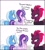 Size: 1022x1128 | Tagged: safe, artist:lance, imported from derpibooru, fizzlepop berrytwist, starlight glimmer, tempest shadow, trixie, pony, unicorn, my little pony: the movie, broken horn, butt, comic, eye scar, facehoof, female, implied twilight sparkle, inconvenient trixie, insensitivity, mare, plot, scar, scar on the wrong side, simple background, subtle as a train wreck, teary eyes, tempest shadow is not amused, this will end in pain and/or death, trio, trio female, unamused, white background