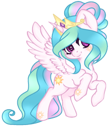Size: 698x808 | Tagged: safe, artist:angelamusic13, imported from derpibooru, princess celestia, pony, base used, chibi, cute, cutelestia, female, mare, simple background, solo, transparent background