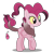 Size: 1616x1576 | Tagged: safe, artist:lilacglimmx, imported from derpibooru, oc, oc only, oc:chocolate rain, hybrid, female, heterochromia, interspecies offspring, offspring, parent:discord, parent:pinkie pie, parents:discopie, simple background, solo, transparent background