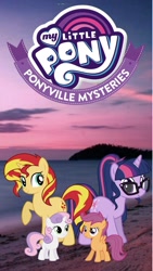 Size: 867x1536 | Tagged: safe, editor:php77, imported from derpibooru, sci-twi, scootaloo, sunset shimmer, sweetie belle, twilight sparkle, twilight sparkle (alicorn), alicorn, unicorn