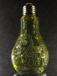 Size: 1576x2101 | Tagged: safe, artist:malte279, imported from derpibooru, fluttershy, glass engraving, lightbulb