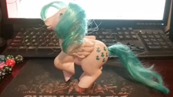 Size: 2048x1152 | Tagged: safe, imported from derpibooru, sprinkles (g1), pegasus, pony, g1, irl, photo, solo, toy