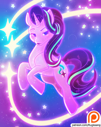 Size: 600x750 | Tagged: safe, artist:rugissang, imported from derpibooru, starlight glimmer, pony, unicorn, female, looking at you, mare, patreon, patreon logo, solo