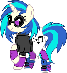 Size: 800x878 | Tagged: safe, artist:cloudy glow, artist:cloudyglow, imported from derpibooru, dj pon-3, vinyl scratch, equestria girls, clothes, doll, equestria girls minis, equestria girls outfit, female, shoes, simple background, sneakers, solo, sunglasses, toy, transparent background