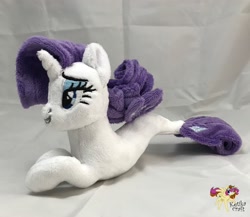 Size: 2784x2414 | Tagged: safe, artist:ketika, imported from derpibooru, rarity, seapony (g4), irl, photo, plushie, seaponified, seapony rarity, solo, species swap