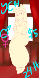 Size: 3000x6000 | Tagged: safe, artist:noxiedraws, imported from derpibooru, anthro, earth pony, any gender, auction, church, commission, confessionary, fetish, male, nun, trap, ych example, your character here