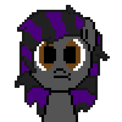 Size: 300x300 | Tagged: safe, artist:nukepony360, imported from derpibooru, oc, oc only, oc:rune riddle, pony, :t, female, pixel art, simple background, solo, transparent background