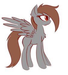 Size: 695x767 | Tagged: safe, artist:nevaylin, imported from derpibooru, oc, oc only, oc:nevaylin, pegasus, pony, female, mare, simple background, solo