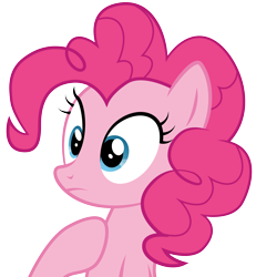 Size: 5163x5591 | Tagged: safe, artist:silentmatten, imported from derpibooru, pinkie pie, pony, absurd resolution, female, simple background, solo, transparent background, vector, when she doesn't smile