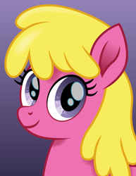 Size: 800x1036 | Tagged: safe, artist:cloudy glow, artist:cloudyglow, imported from derpibooru, cherry berry, earth pony, pony, my little pony: the movie, female, gradient background, movie accurate, smiling, solo