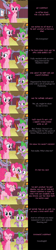 Size: 2000x8876 | Tagged: safe, artist:mlp-silver-quill, imported from derpibooru, pinkie pie, spike, dragon, earth pony, pony, comic:pinkie pie says goodnight, barn, bouncing, checklist, clipboard, comic, looking at you, party, quill, spikelove, sweet apple acres, talking to viewer