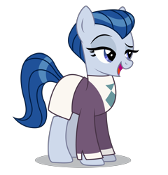 Size: 5000x5200 | Tagged: safe, artist:dragonchaser123, imported from derpibooru, ever essence, earth pony, pony, the parent map, absurd resolution, clothes, female, mare, open mouth, raised eyebrow, simple background, solo, transparent background, vector