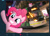 Size: 734x531 | Tagged: safe, artist:naijiwizard, edit, imported from derpibooru, pinkie pie, breaking the fourth wall, city, grin, happy, helmet, irl, like, looking at you, melbourne e-class tram, meta, multeity, photo, photoshop, pinkie clone, ponies in real life, raised hooves, smiling, text, this will end in parties, too much pink energy is dangerous, tram, twitter